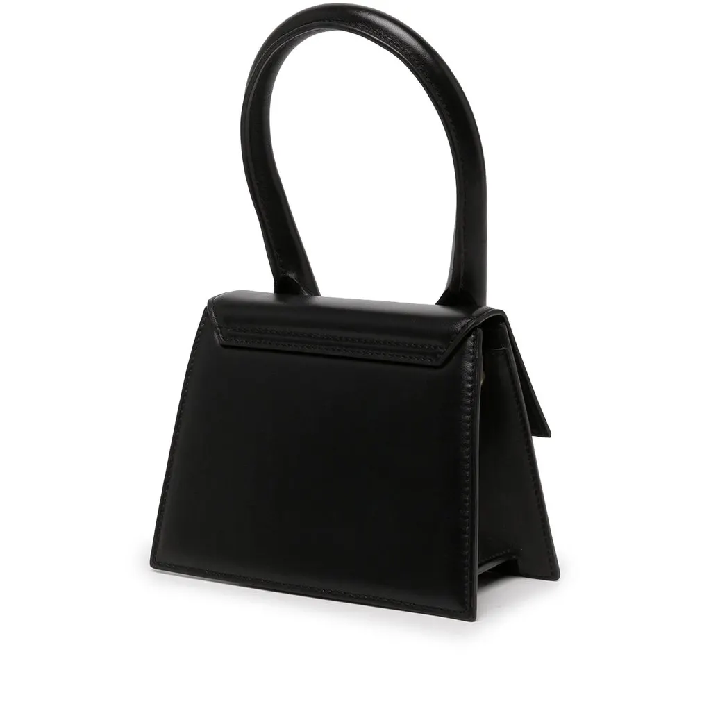 Jacquemus Leather Le Chiquito Moyen Black Leather Very good - Back View