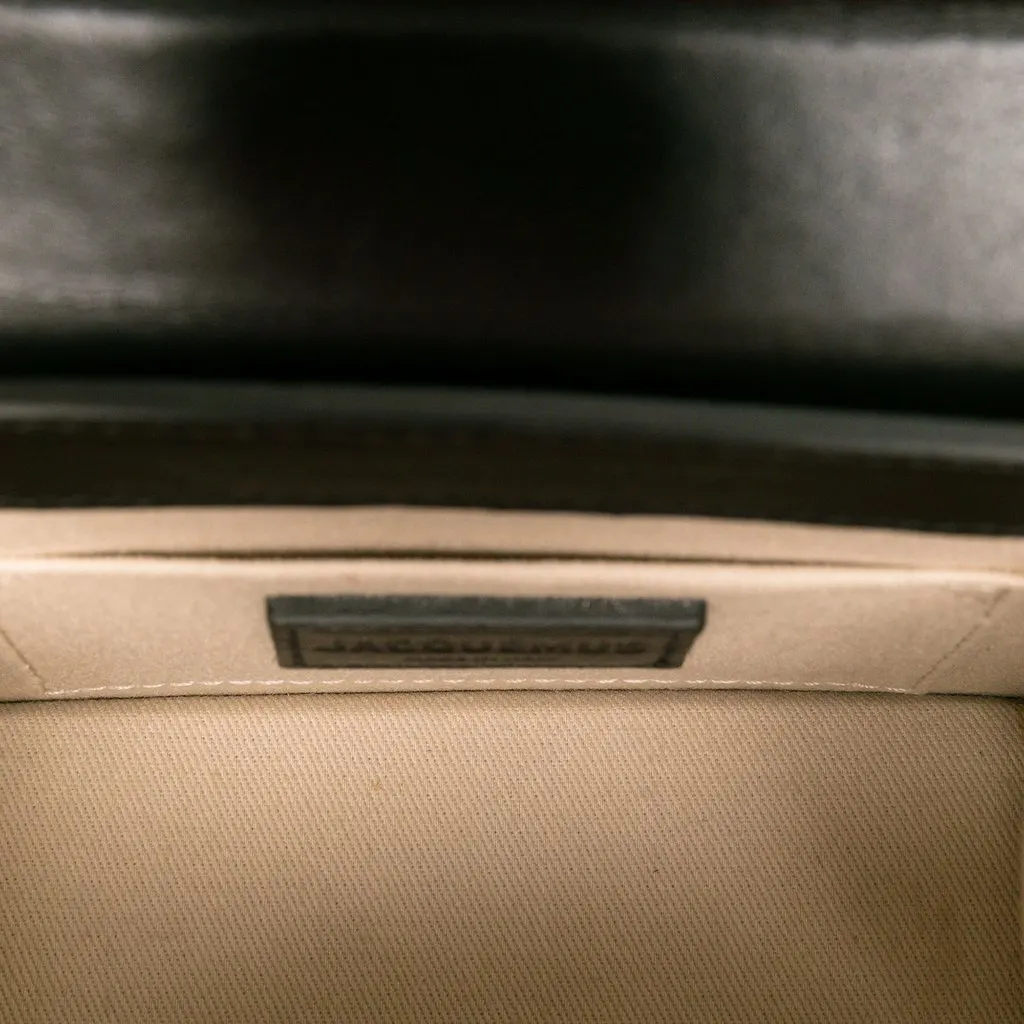 Jacquemus Leather Le Chiquito Moyen Black Leather Very good - Model View