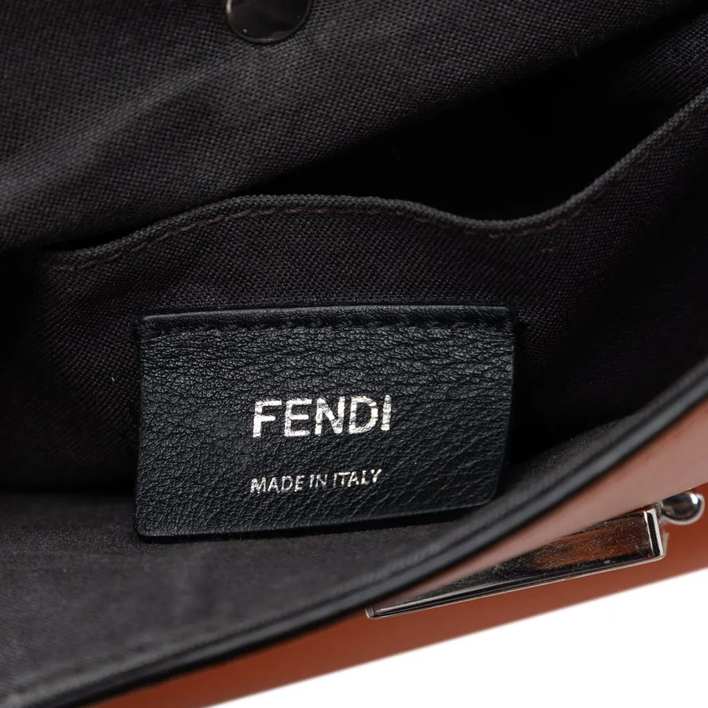 Fendi Mini Leather Back To School Backpack Orange Leather Very good - Box View