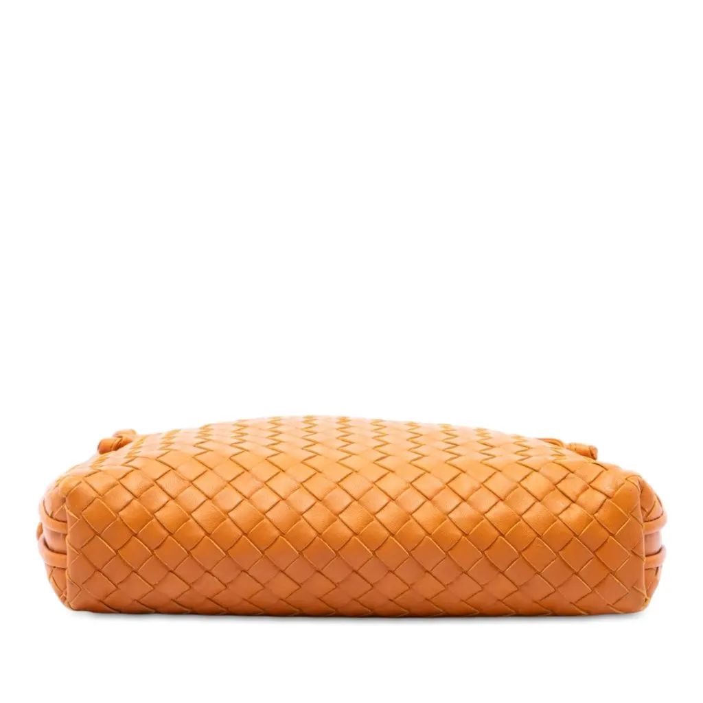 Bottega Veneta Nappa Intrecciato Nodini Crossbody Orange Leather Very good - Inside View