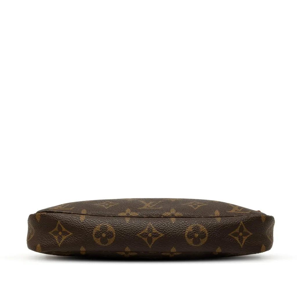 Louis Vuitton Monogram Pochette Accessoires Brown Canvas Good - Inside View