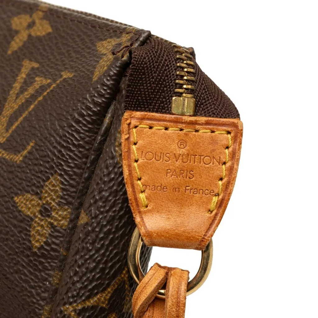 Louis Vuitton Monogram Pochette Accessoires Brown Canvas Good - Box View