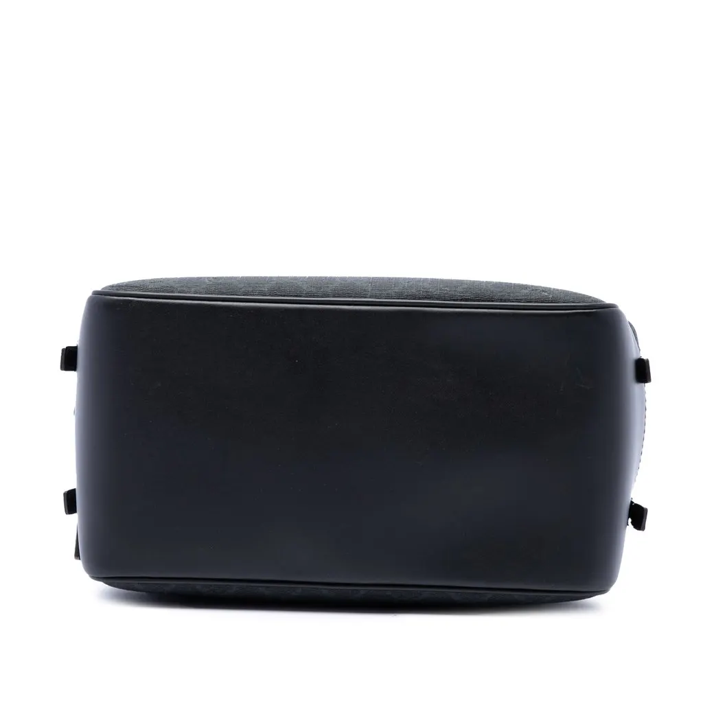 Gucci GG Supreme Toiletry Pouch Black Canvas Very good - Inside View