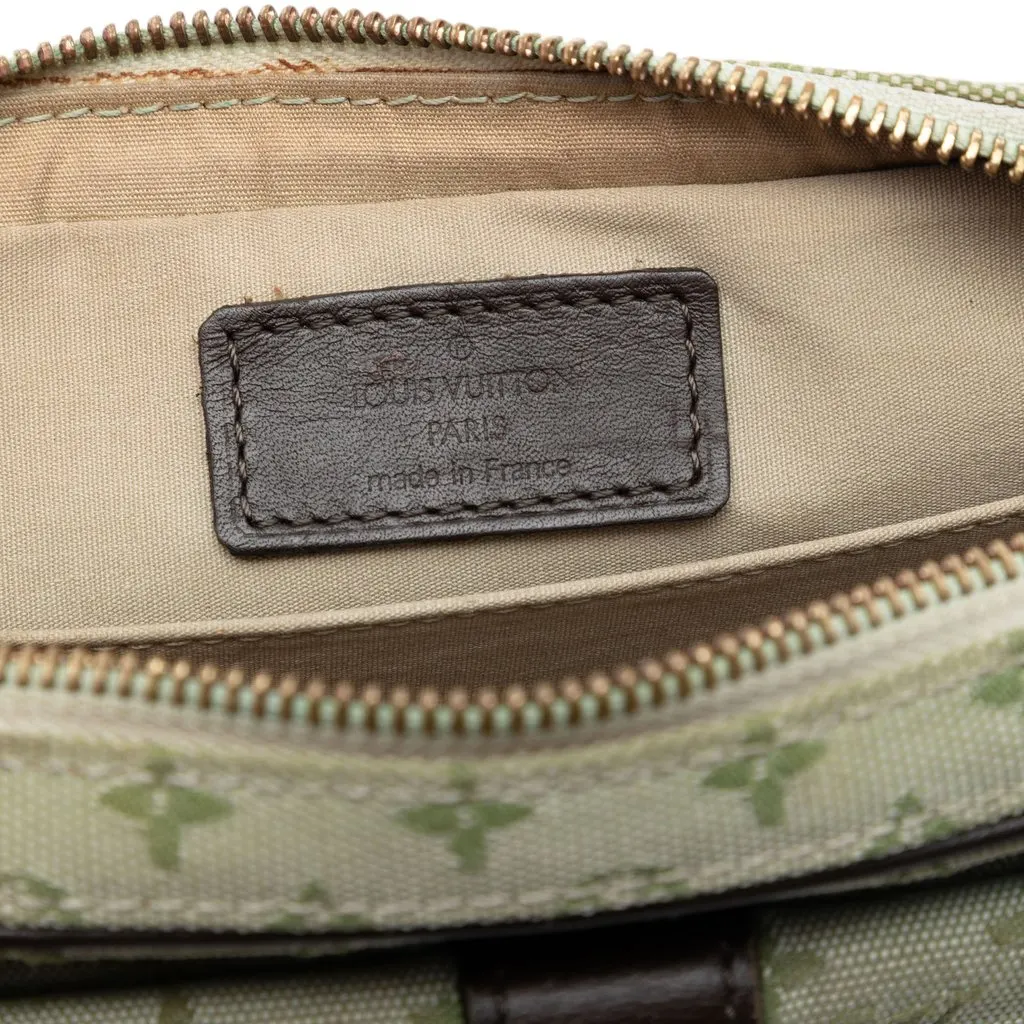 Louis Vuitton Monogram Mini Lin Juliette MM Green Very good - Box View