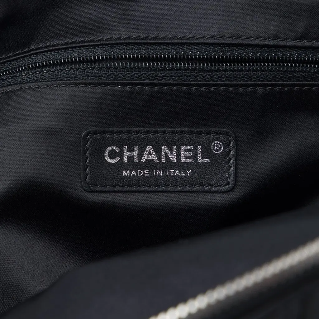Chanel Quilted Nylon and Tweed Astronaut Essentials Backpack Black Very good - Box View