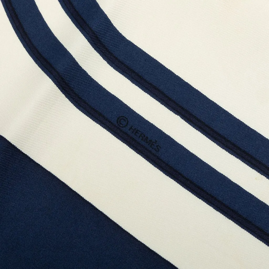 Hermès Brides de Gala Silk Scarf 90 White Silk Very good - Box View