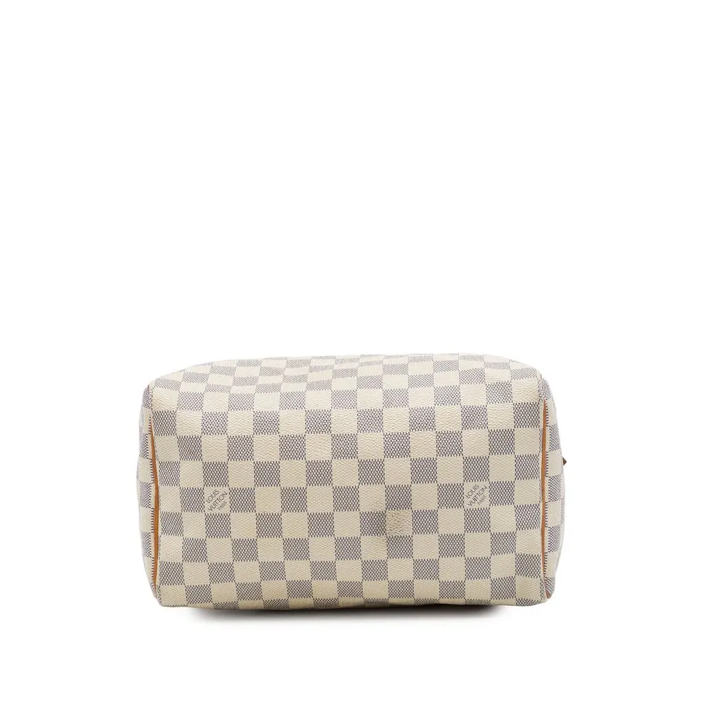 Louis Vuitton Damier Azur Speedy 25 White Canvas Very good - Inside View