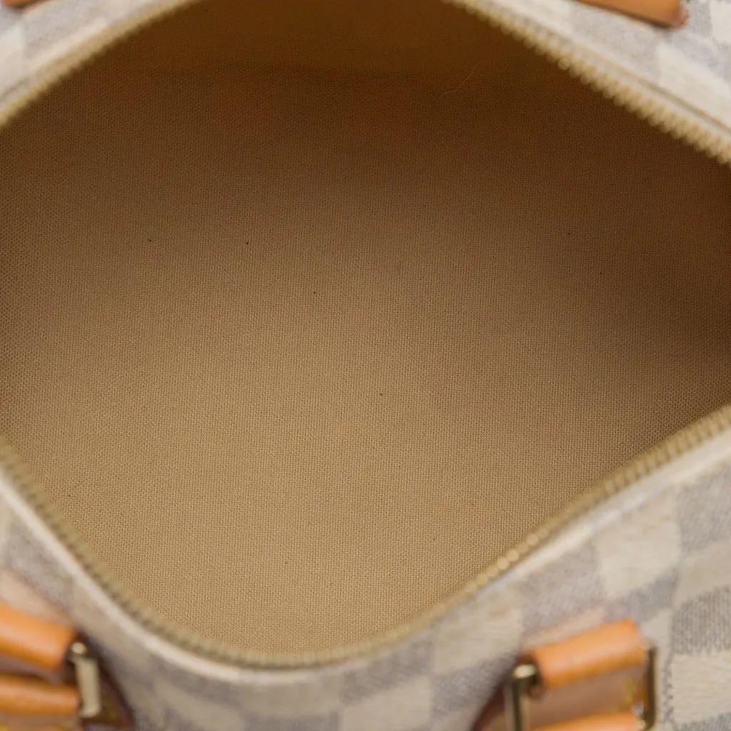 Louis Vuitton Damier Azur Speedy 25 White Canvas Very good - Model View