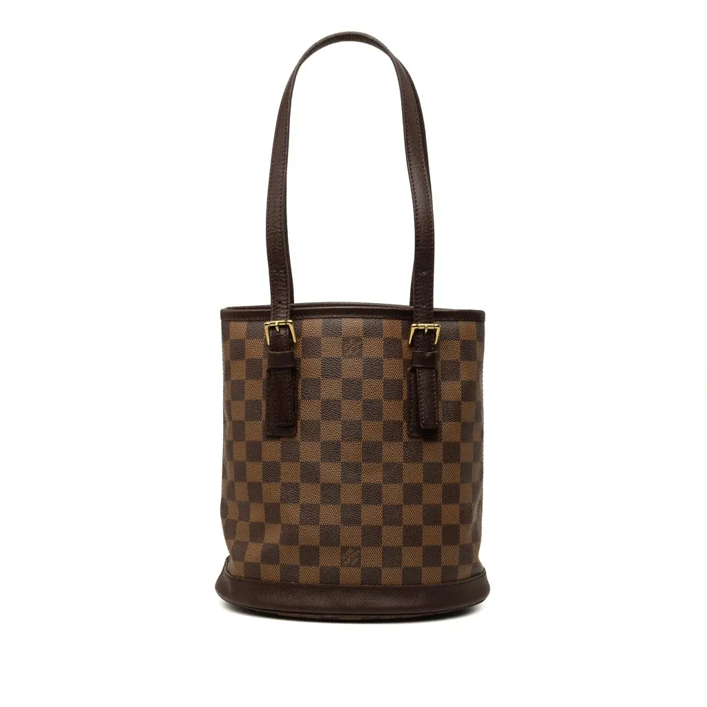 Louis Vuitton Damier Ebene Marais Brown Canvas Very good - Front View