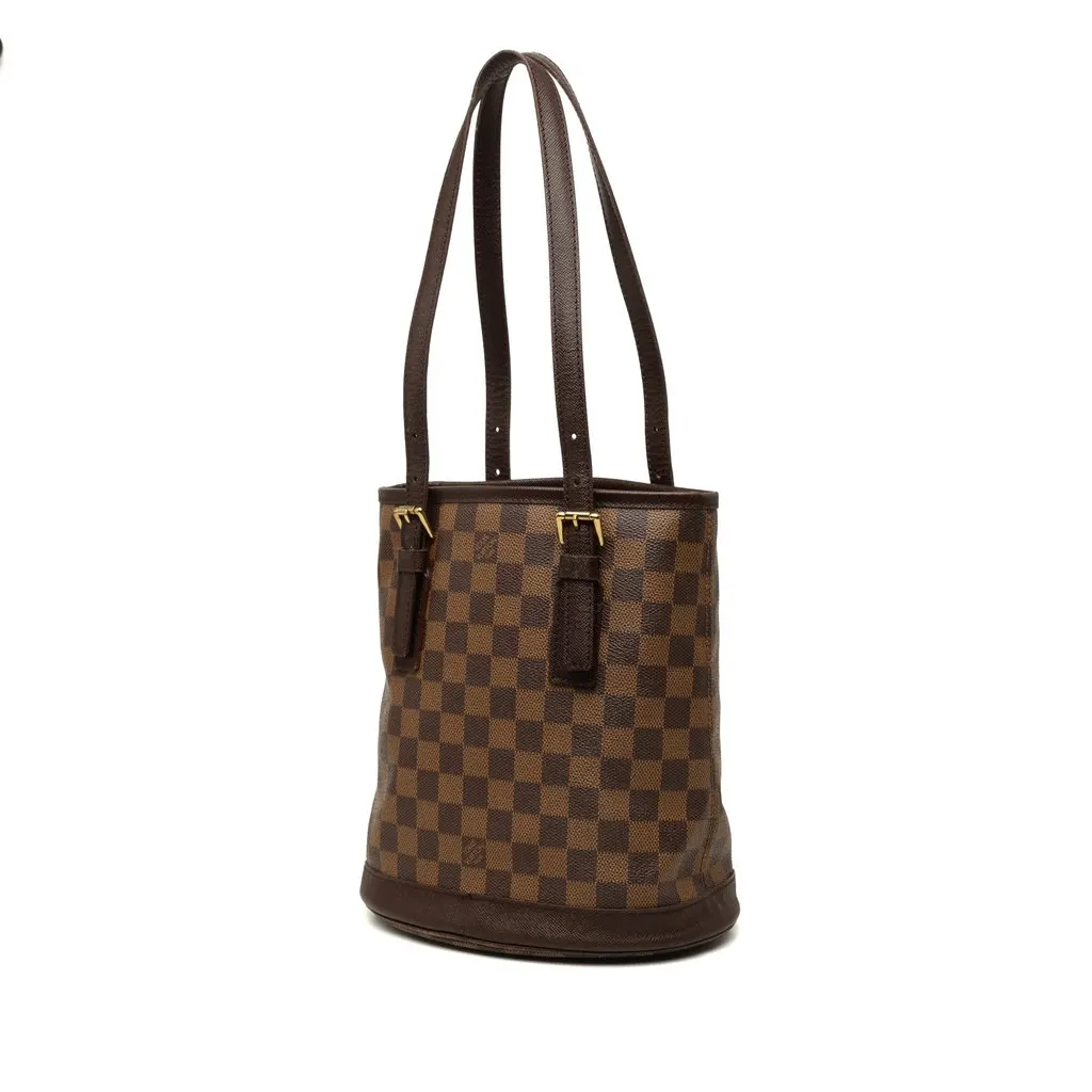Louis Vuitton Damier Ebene Marais Brown Canvas Very good - Back View