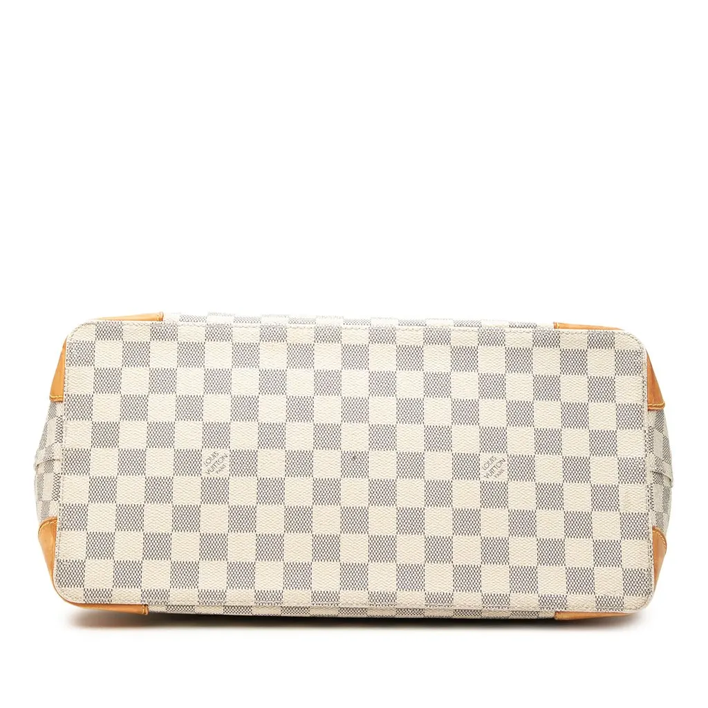 Louis Vuitton Damier Azur Hampstead MM White Canvas Good - Inside View