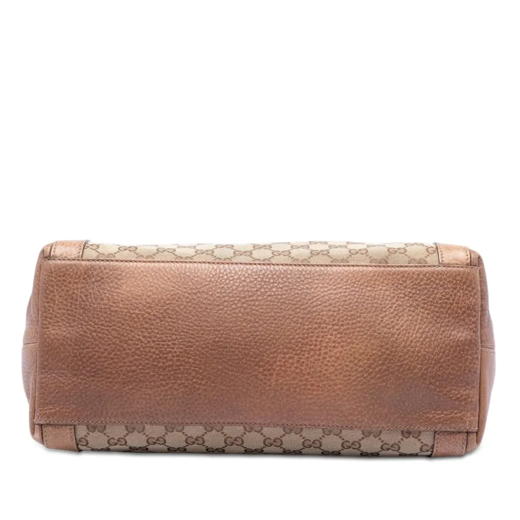 Gucci Medium GG Canvas Miss GG Satchel Beige Very good - Inside View