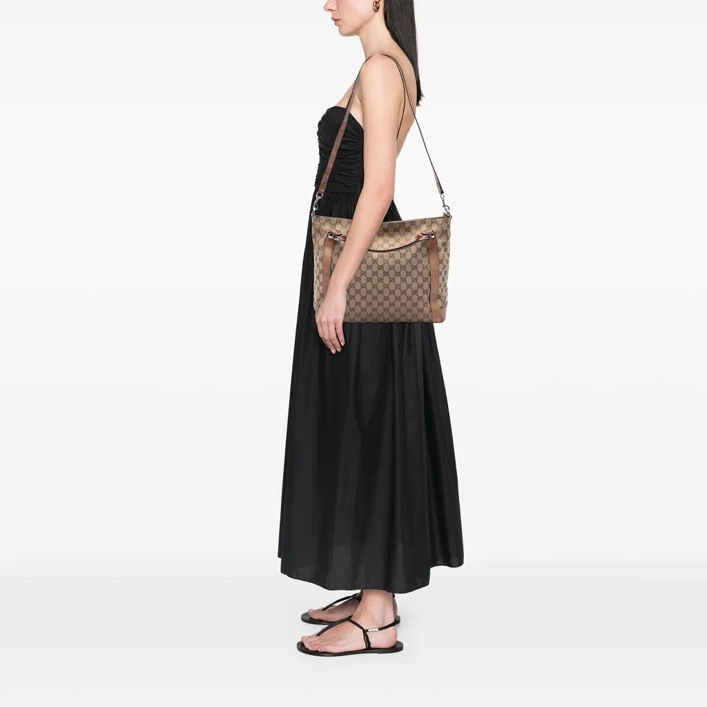 Gucci Medium GG Canvas Miss GG Satchel Beige Very good - Box View
