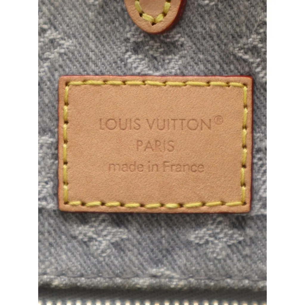 Louis Vuitton Monogram Denim Onthego MM Grey Denim Very good - Box View