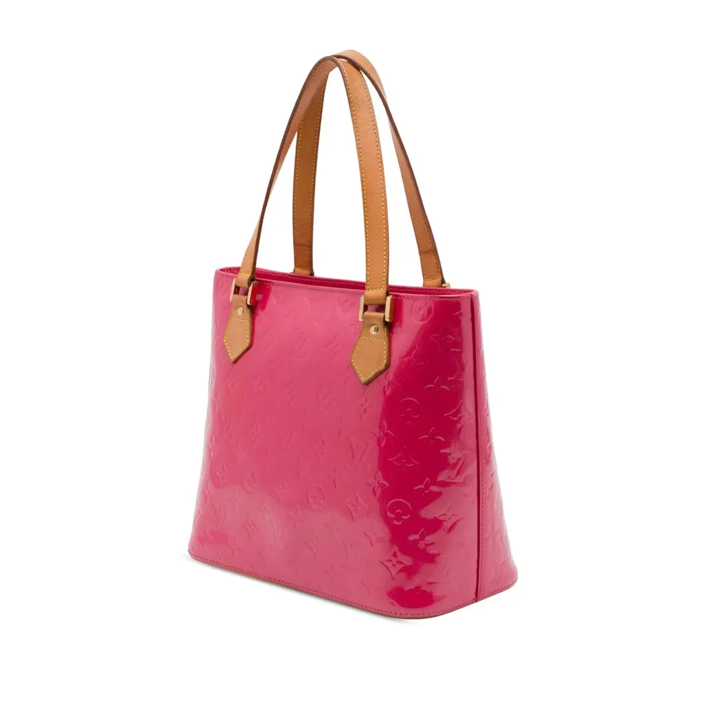 Louis Vuitton Monogram Vernis Houston Pink Leather Good - Back View