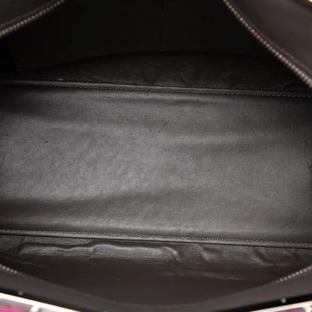 Fendi Medium Calfskin 3Jours Satchel Purple Leather Very good - Model View