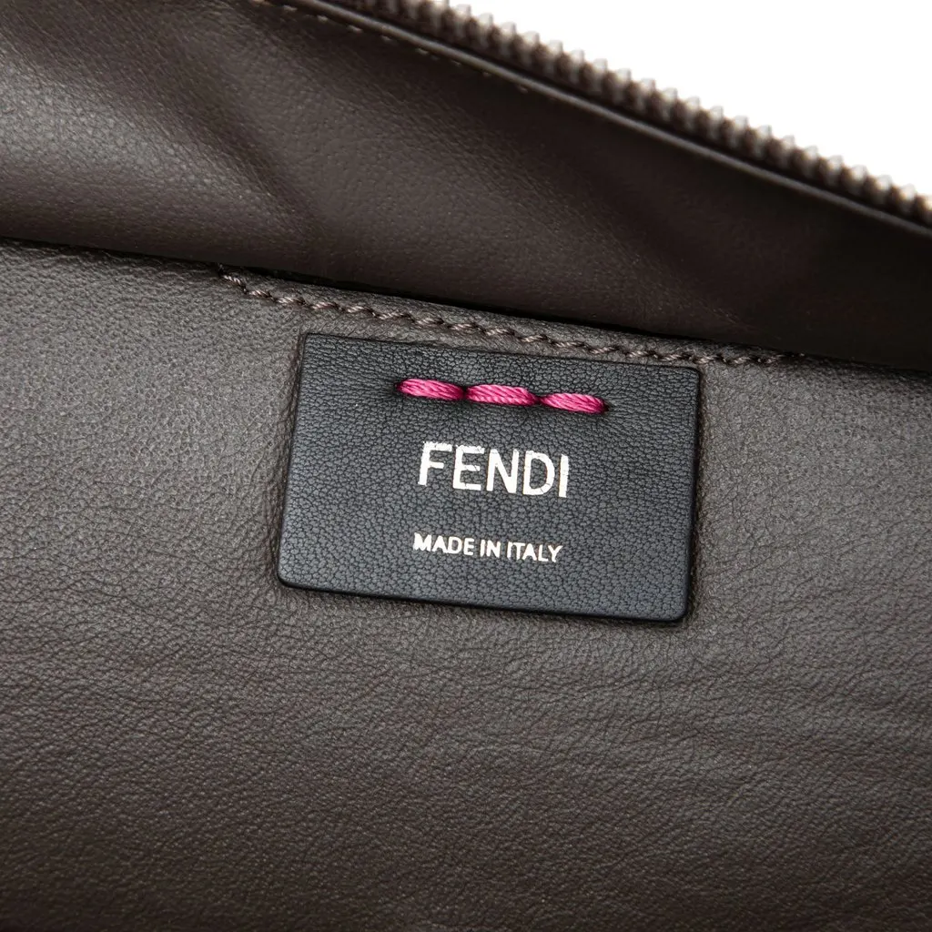 Fendi Medium Calfskin 3Jours Satchel Purple Leather Very good - Box View