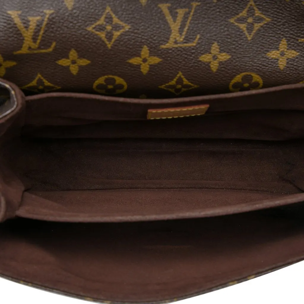 Louis Vuitton Monogram Pochette Metis Brown Canvas Very good - Model View