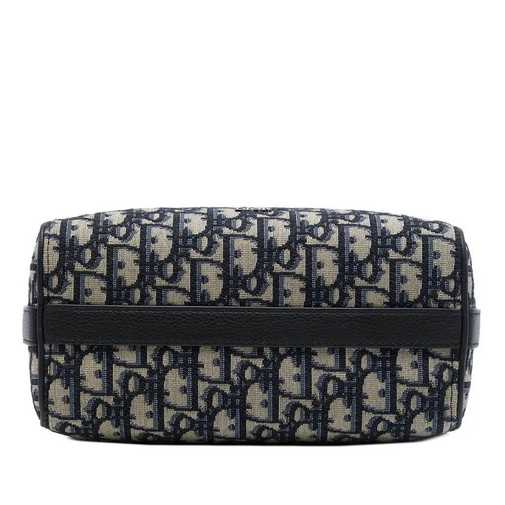 Dior Oblique Canvas Lingot 22 Bag Blue Canvas Good - Inside View