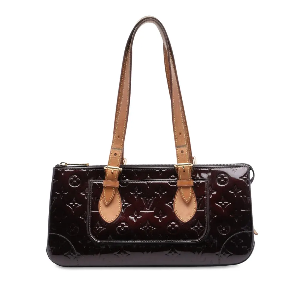 Louis Vuitton Monogram Vernis Rosewood Avenue Purple Leather Very good - Front View