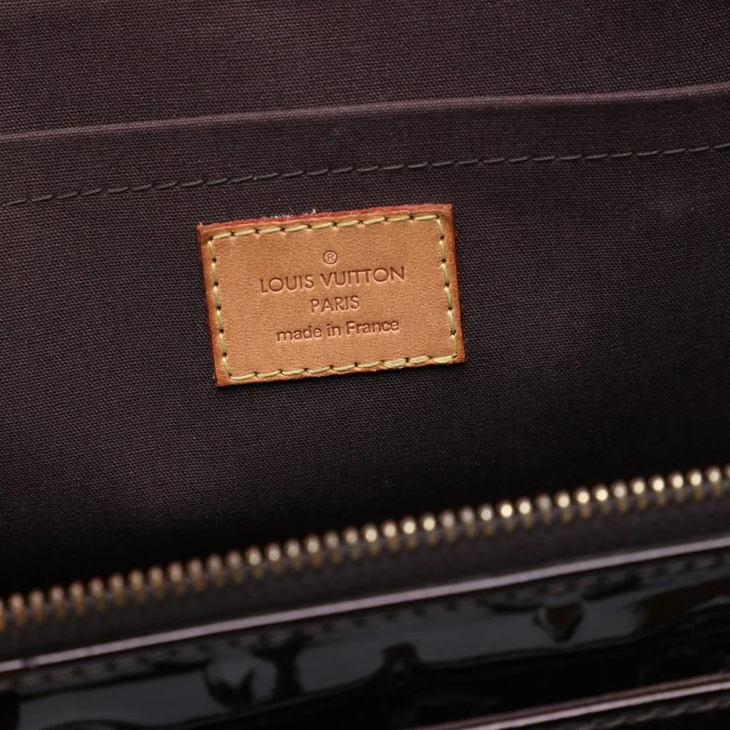 Louis Vuitton Monogram Vernis Rosewood Avenue Purple Leather Very good - Box View