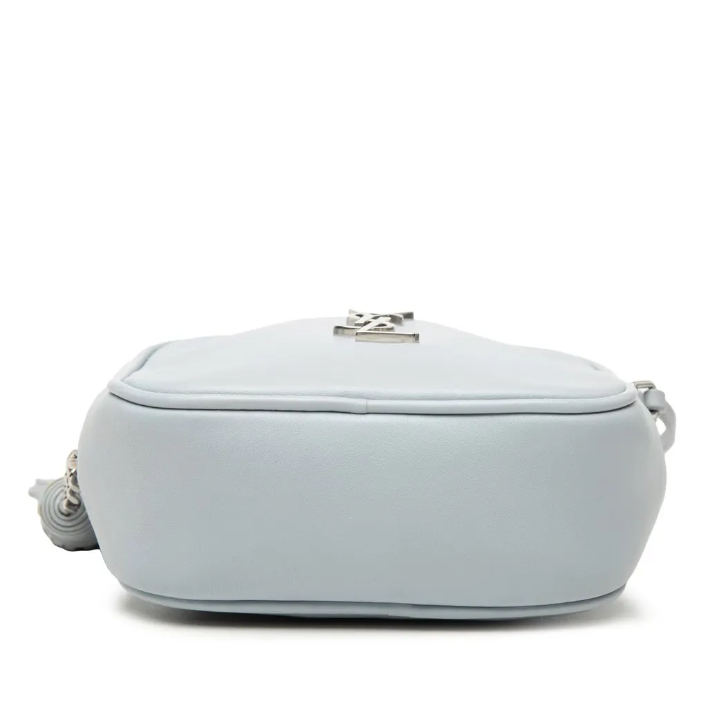 Saint Laurent Calfskin Monogram Blogger Bag Blue Leather Very good - Inside View