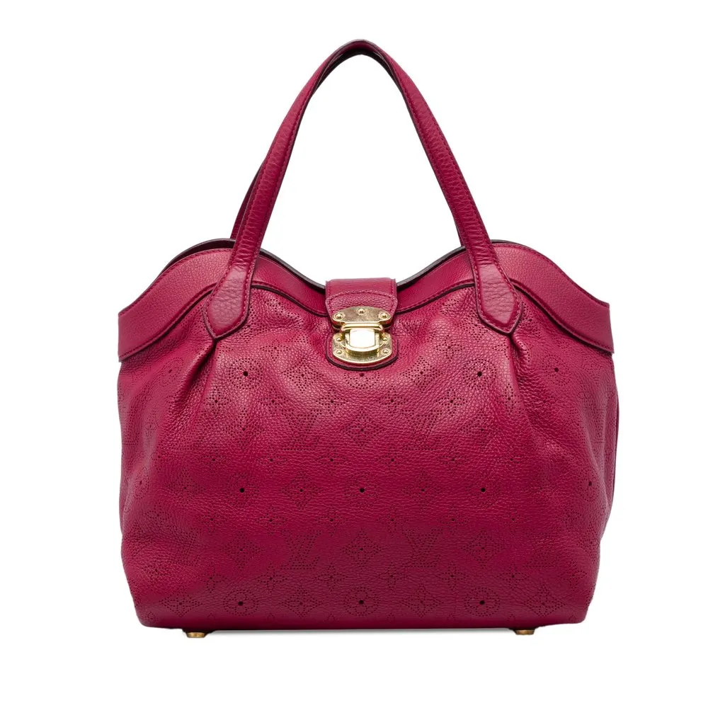 Louis Vuitton Monogram Mahina Cirrus PM Red Leather Very good - Front View
