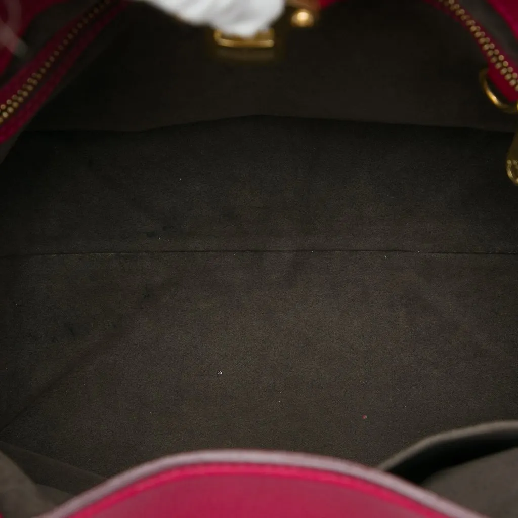 Louis Vuitton Monogram Mahina Cirrus PM Red Leather Very good - Model View