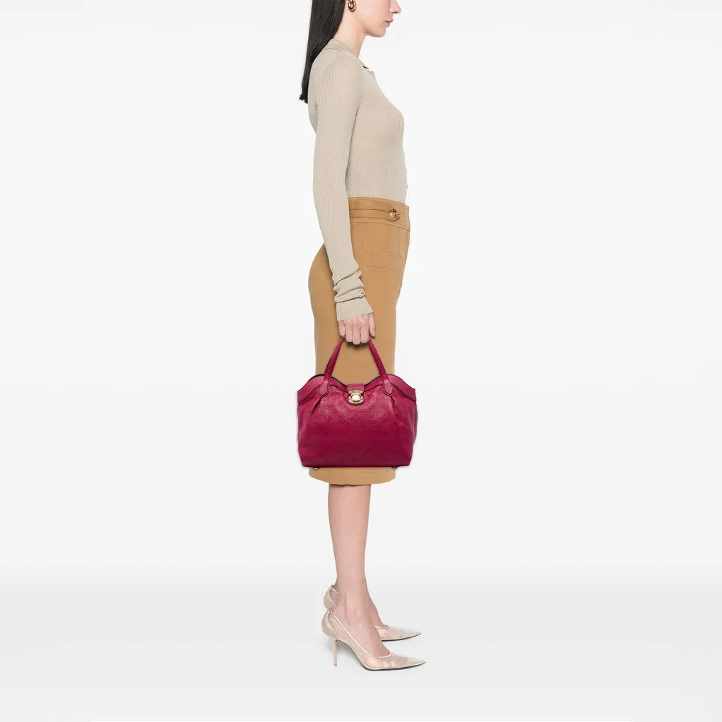Louis Vuitton Monogram Mahina Cirrus PM Red Leather Very good - Box View