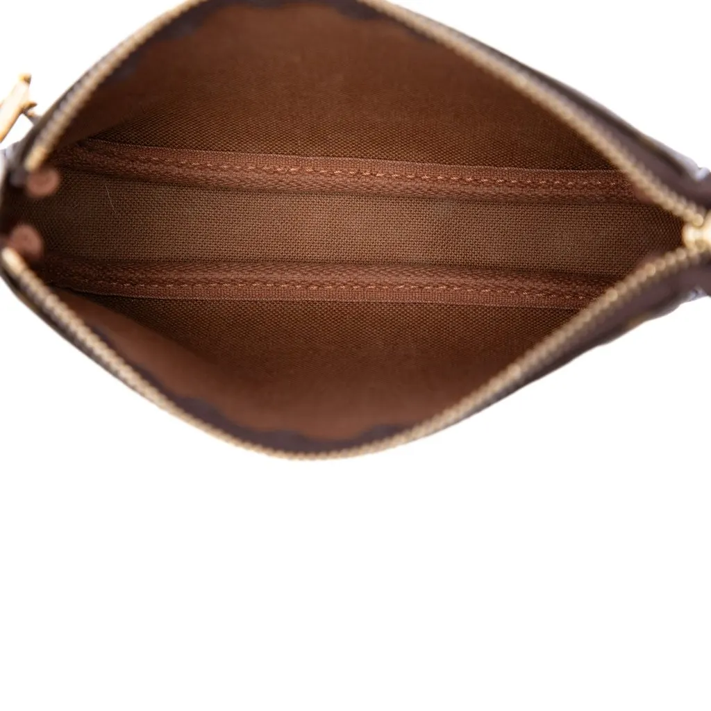 Louis Vuitton Monogram Mini Pochette Accessoires Brown Very good - Model View