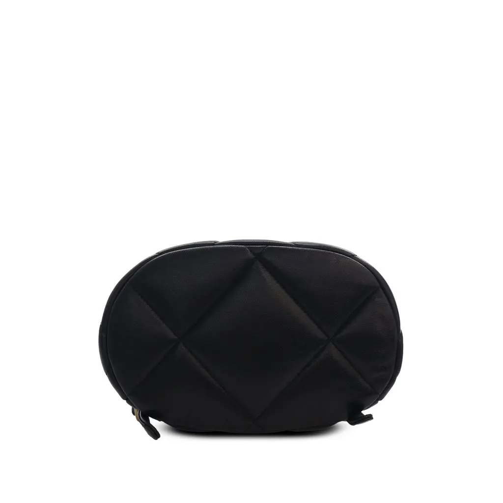 Chanel Quilted Lambskin 19 Backpack Black Leather Very good - Inside View