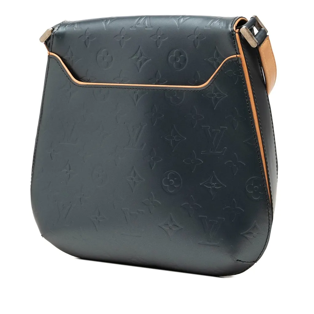 Louis Vuitton Monogram Mat Webster Street Blue Leather Very good - Back View