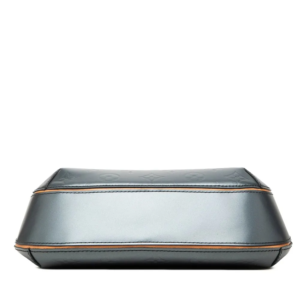 Louis Vuitton Monogram Mat Webster Street Blue Leather Very good - Inside View