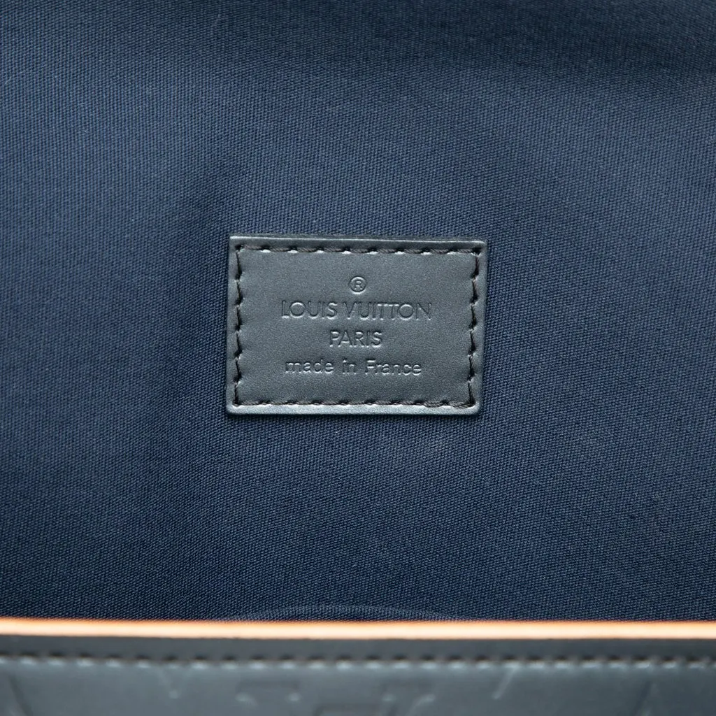 Louis Vuitton Monogram Mat Webster Street Blue Leather Very good - Box View