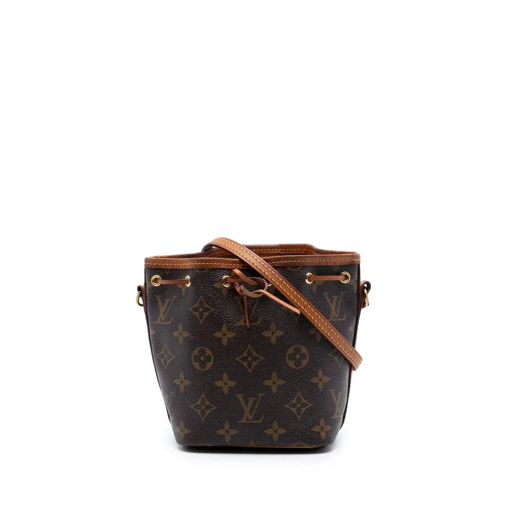 Louis Vuitton Monogram Nano Noe Brown Canvas Very good - Front View