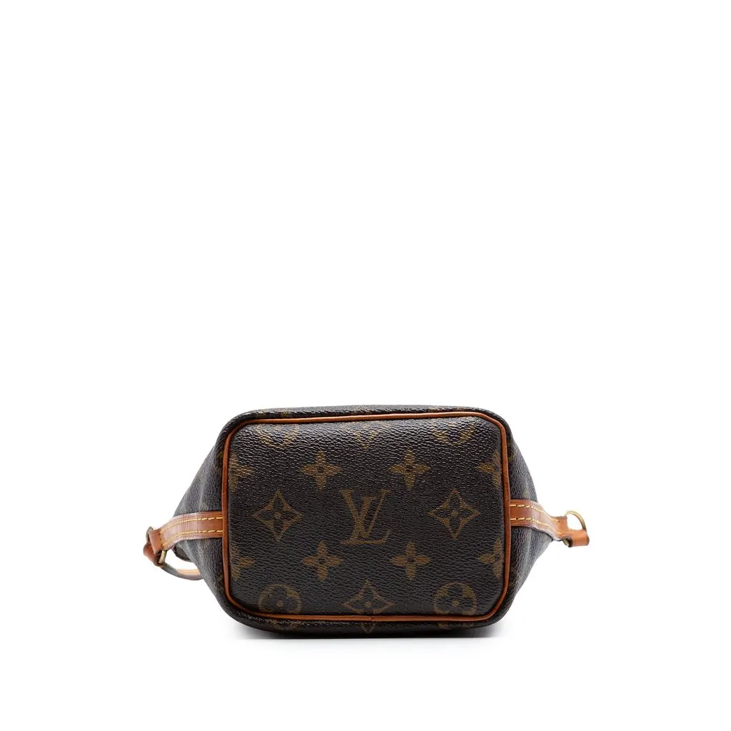 Louis Vuitton Monogram Nano Noe Brown Canvas Very good - Inside View
