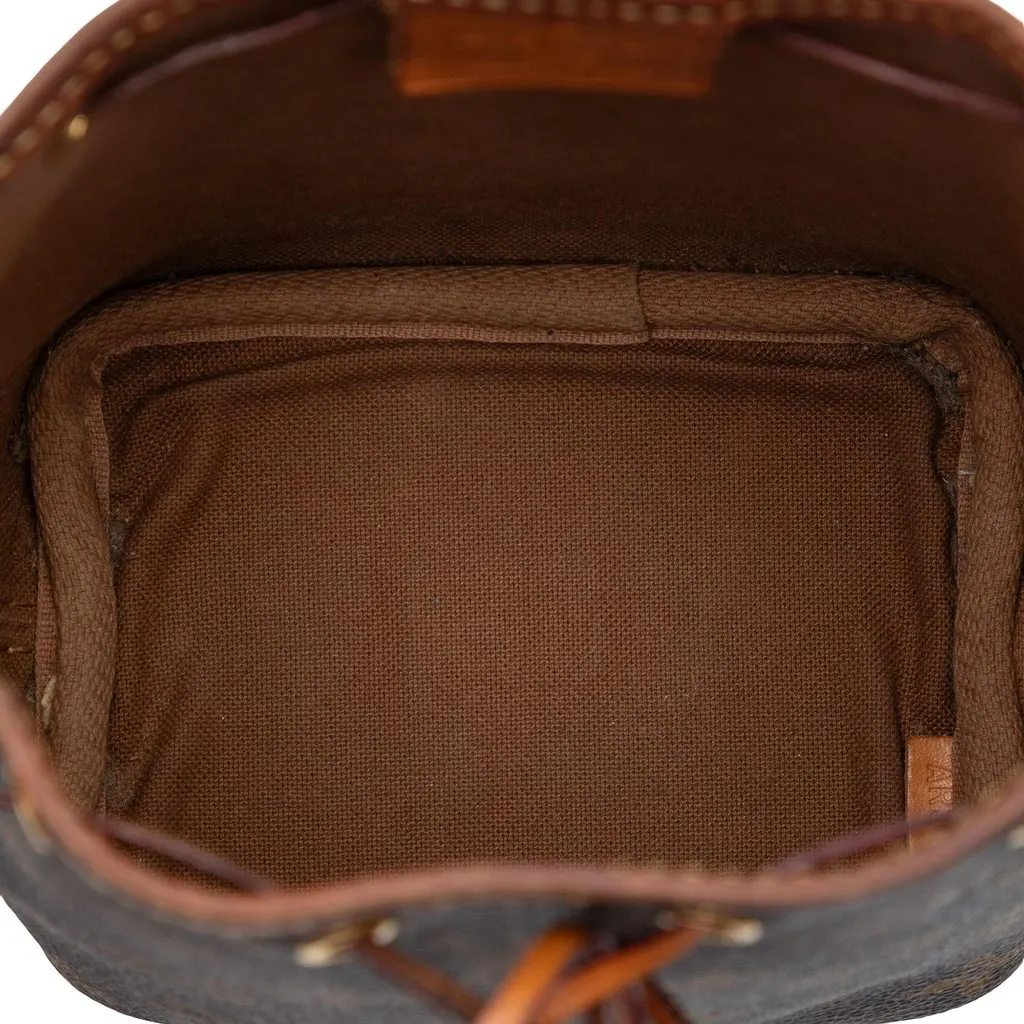 Louis Vuitton Monogram Nano Noe Brown Canvas Very good - Model View