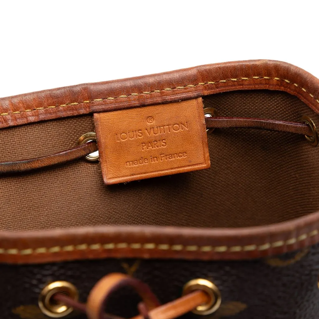 Louis Vuitton Monogram Nano Noe Brown Canvas Very good - Box View