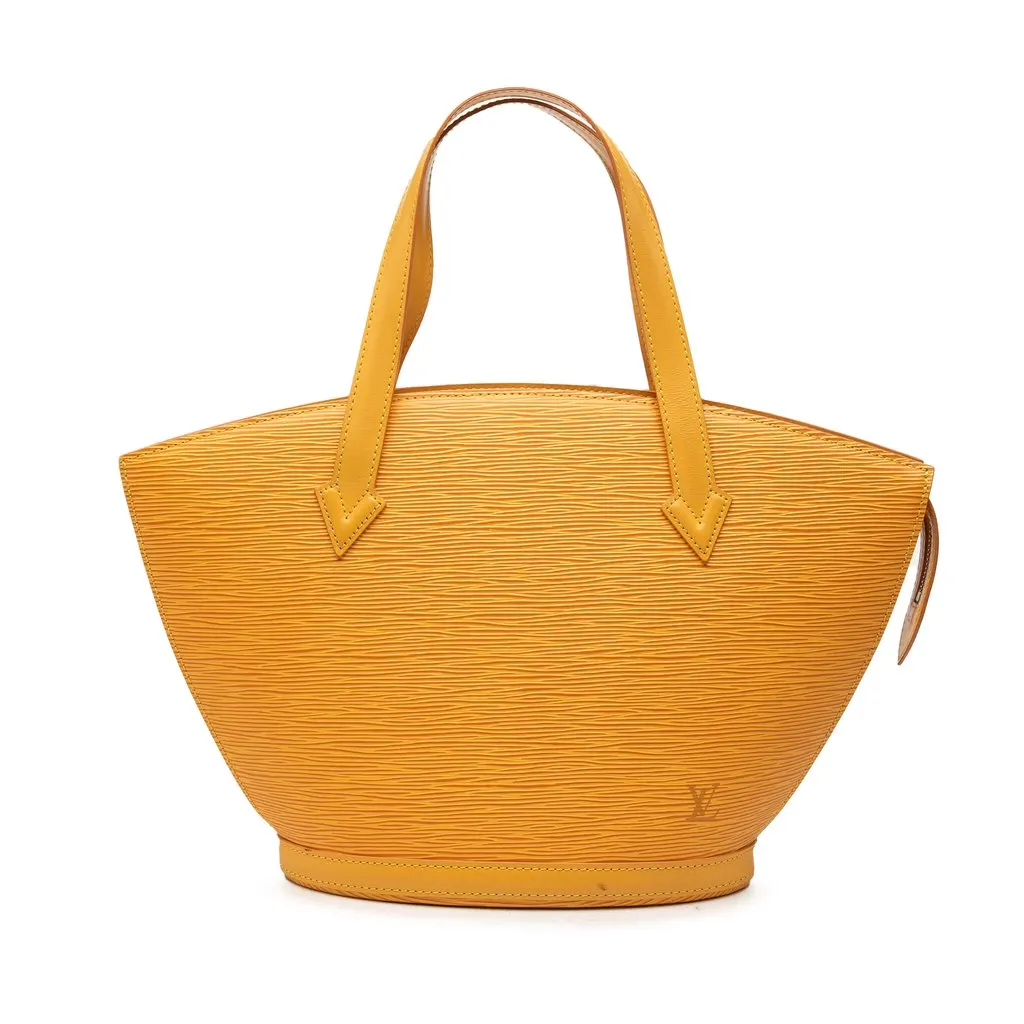 Louis Vuitton Epi Saint Jacques PM Short Strap Yellow Leather Good - Front View