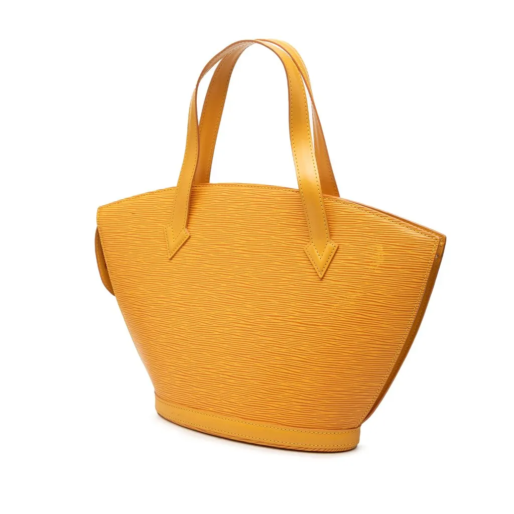 Louis Vuitton Epi Saint Jacques PM Short Strap Yellow Leather Good - Back View