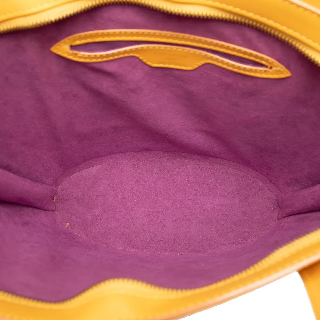Louis Vuitton Epi Saint Jacques PM Short Strap Yellow Leather Good - Model View