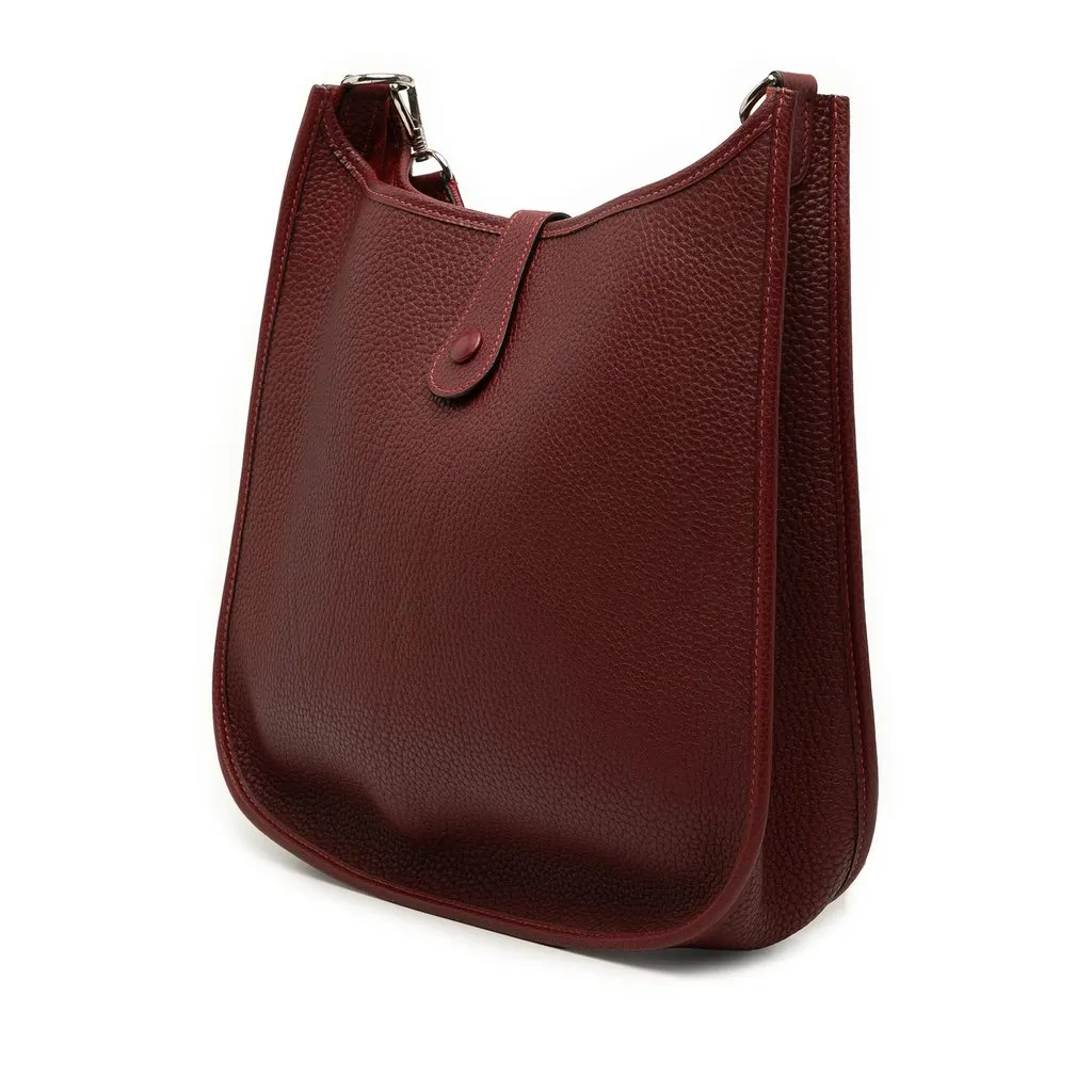 Hermès Togo Evelyne I 33 Red Leather Very good - Back View