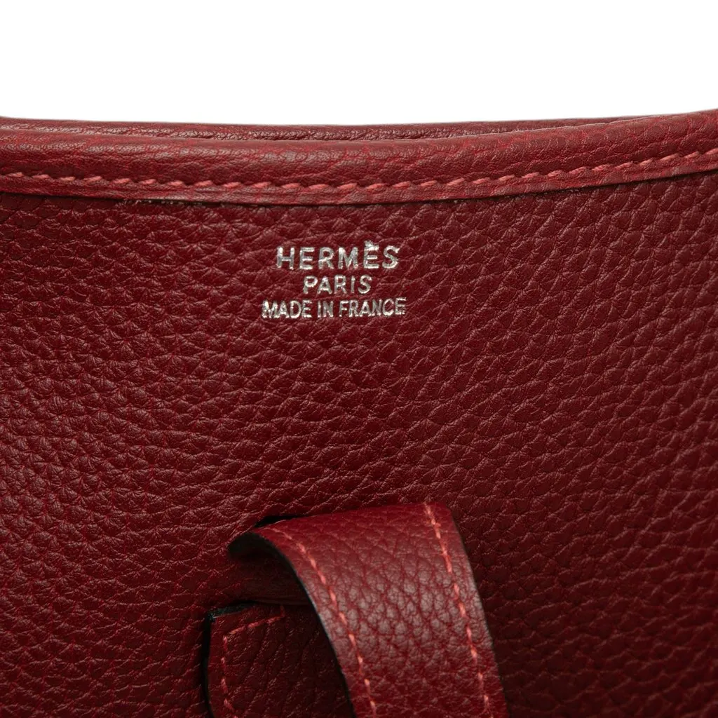 Hermès Togo Evelyne I 33 Red Leather Very good - Box View