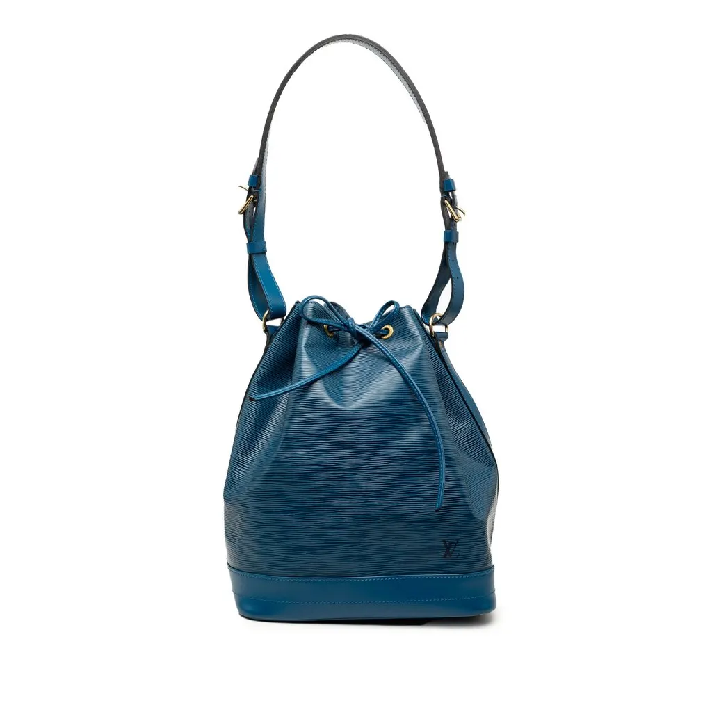 Louis Vuitton Epi Noe GM Blue Leather Very good - Front View