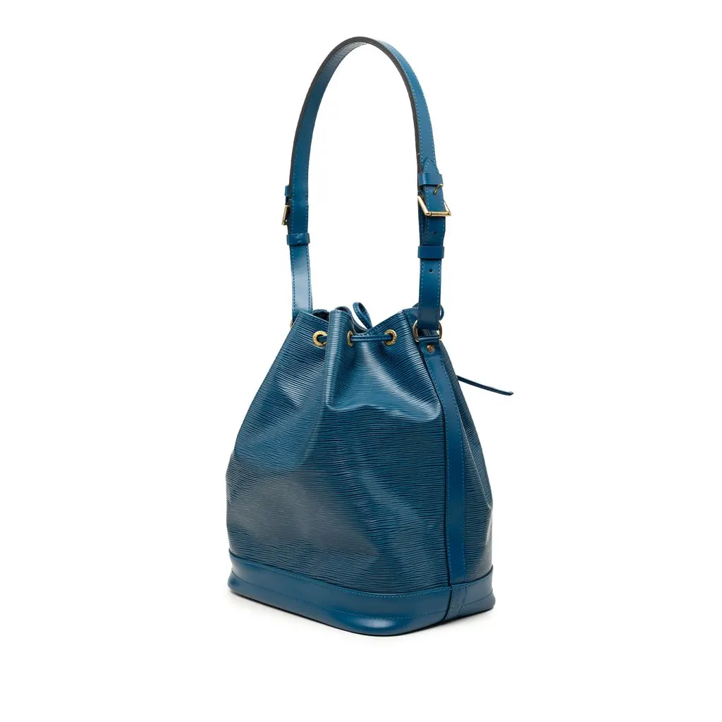 Louis Vuitton Epi Noe GM Blue Leather Very good - Back View