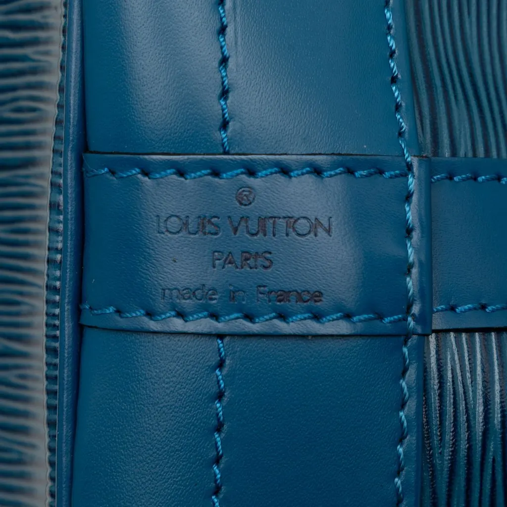 Louis Vuitton Epi Noe GM Blue Leather Very good - Box View