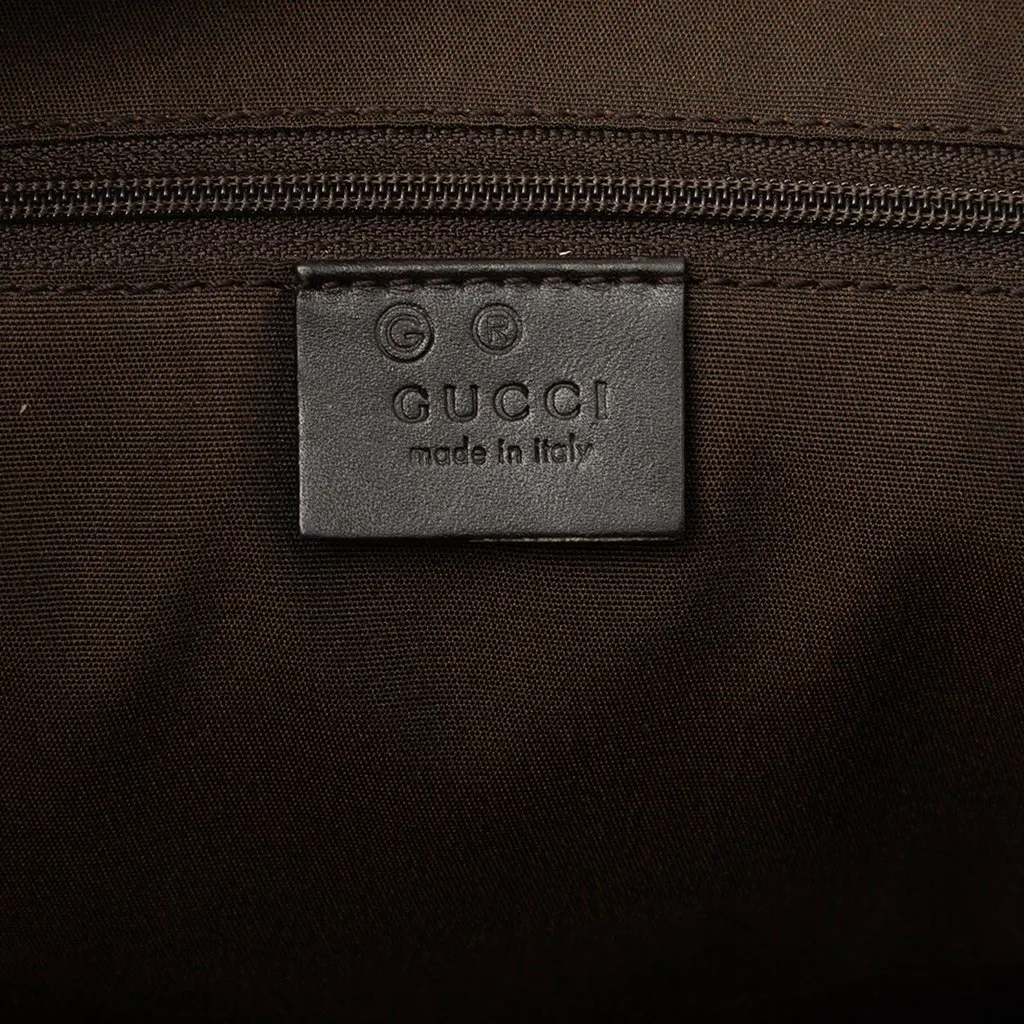 Gucci GG Nylon Crossbody Brown Polyamide Good - Box View