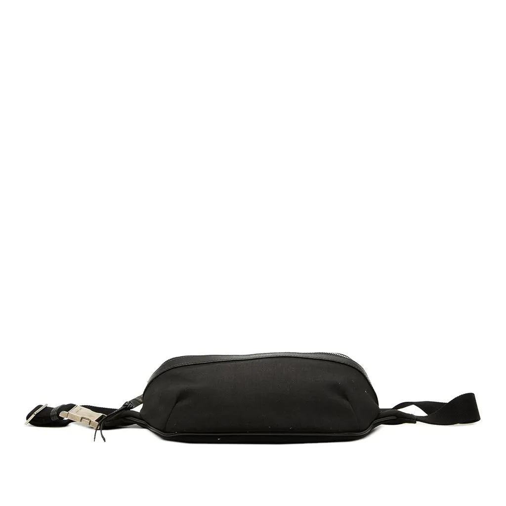 Saint Laurent Canvas Classic Belt Bag Black Good - Inside View