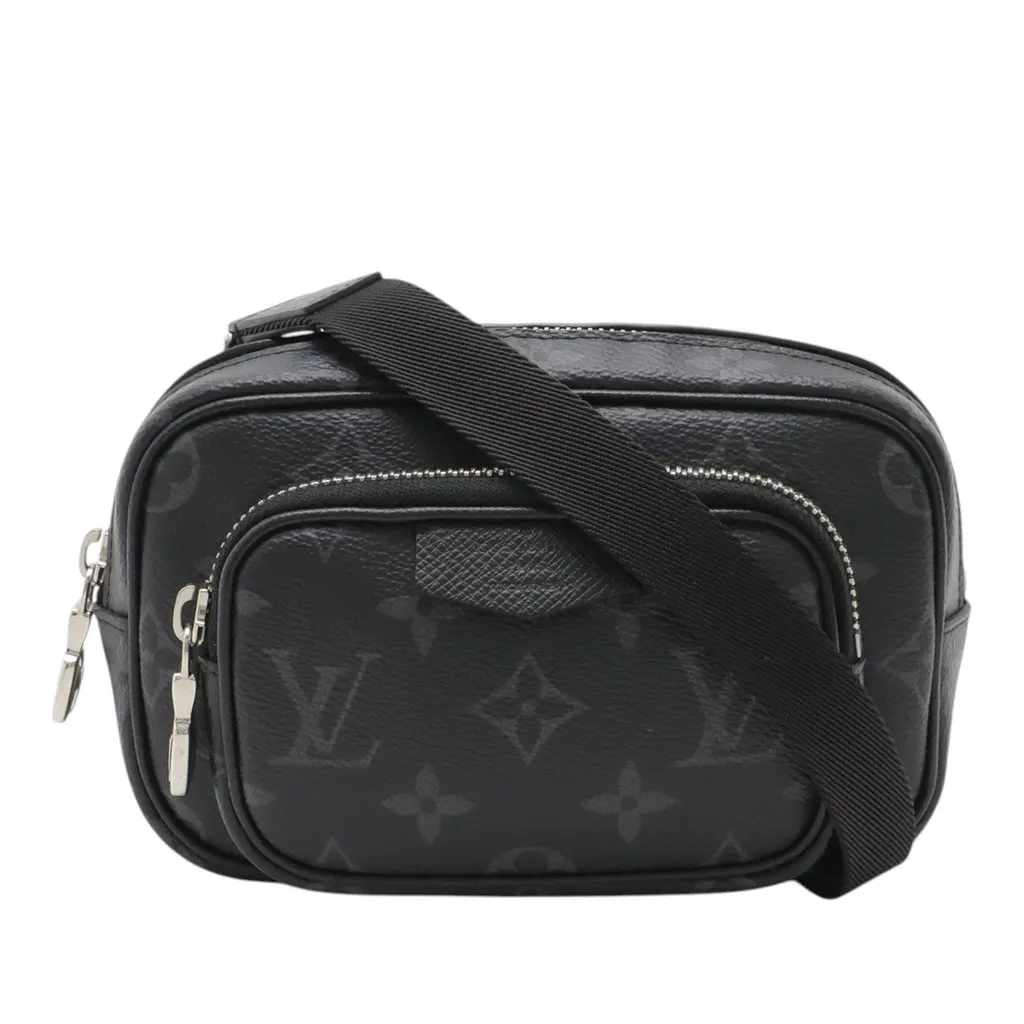 Louis Vuitton Monogram Eclipse Taigarama Outdoor Pouch Black Very good - Front View
