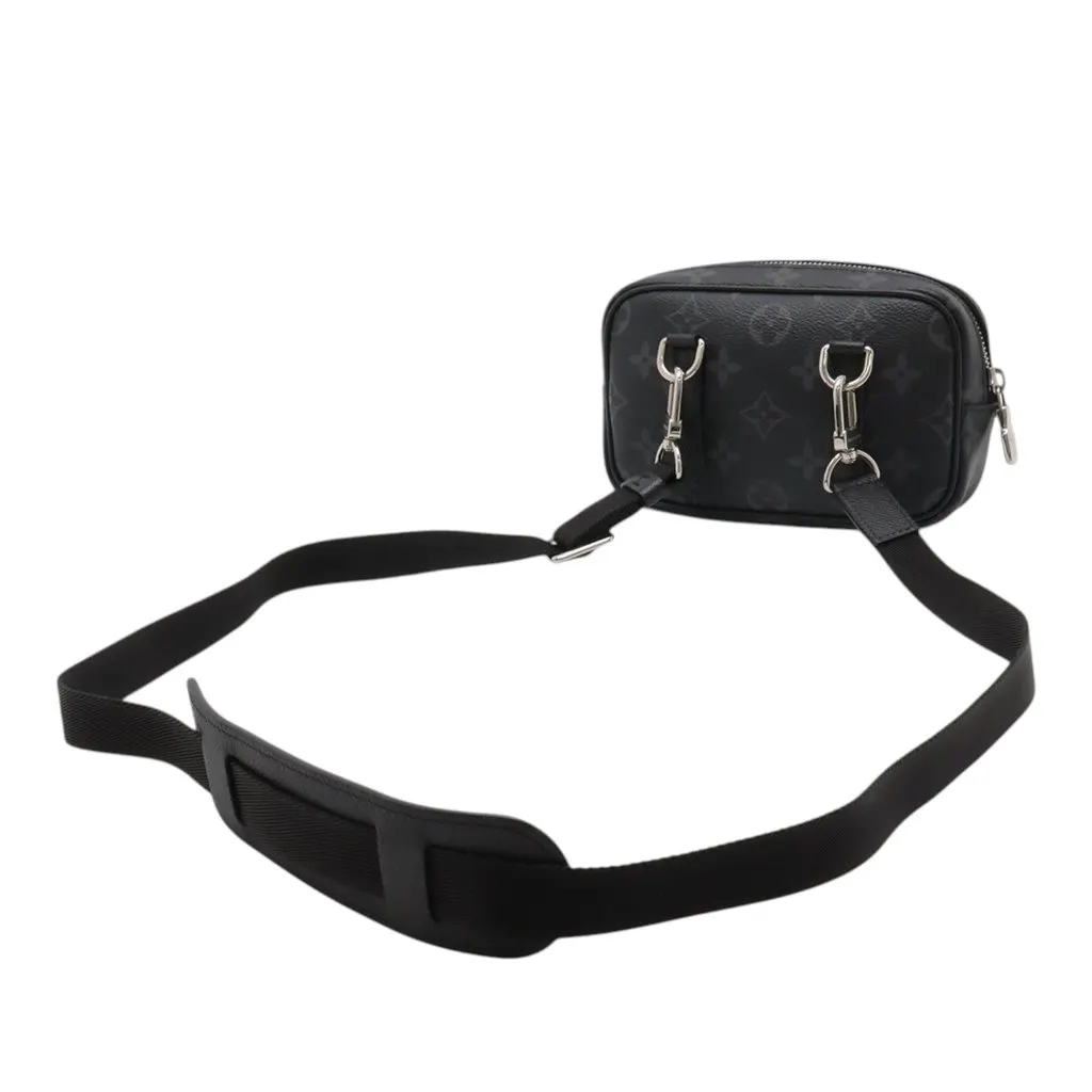 Louis Vuitton Monogram Eclipse Taigarama Outdoor Pouch Black Very good - Back View